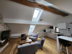 Kuchyň nebo kuchyňský kout v ubytování Krásný apartmán Refrino