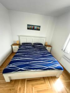 Postel nebo postele na pokoji v ubytování Apartman Relax view Dramalj, Crikvenica