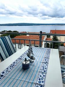 Balkón nebo terasa v ubytování Apartman Relax view Dramalj, Crikvenica
