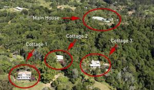 A bird's-eye view of Cooroy Country Cottages