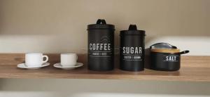 Set per la preparazione di tè e caffè presso Flat & Lounge SQUARE FARIA LIMA