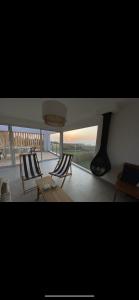 Balkón nebo terasa v ubytování B&B Sangatte-Calais - Terrasse vue Mer - 2 min à pied de la plage