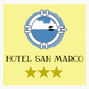 サヴォーナにあるHotel San Marcoの星のホテルサンマルコの看板