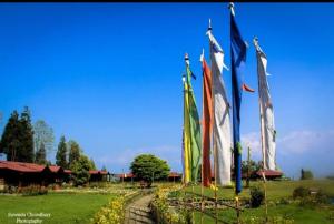Mt.Narsing Village Resort外面的花园