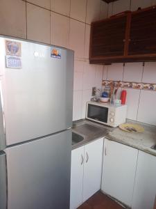 Kjøkken eller kjøkkenkrok på Habitaciones Pabla