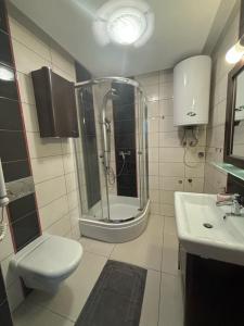 Kúpeľňa v ubytovaní Apartament Widokowy