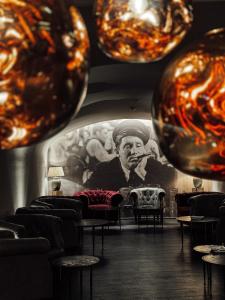 Boutique Hotel Sonne Seuzach的休息区