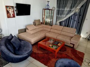 Гостиная зона в Impeccable 3-Bed Villa in Nicosia