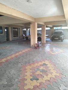 a rug on the floor of a parking garage at Yalacosy homes in Kitengela 