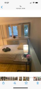 Posteľ alebo postele v izbe v ubytovaní Loft Crimea con patio