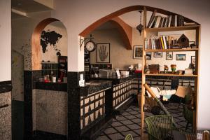 Kuchyň nebo kuchyňský kout v ubytování Hostel Backpackers