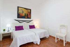 Posteľ alebo postele v izbe v ubytovaní Finca La Calera Lanzarote