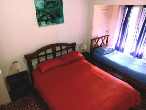 Postel nebo postele na pokoji v ubytování Brizas de Santa Ana