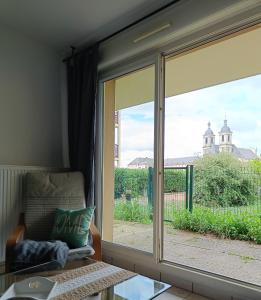 Zahrada ubytování Le gîte des Prémontrés