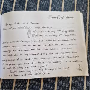 a letter from a friend to her husband at The Bays in Bridlington