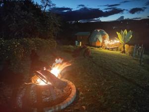 Zahrada ubytování Glamping - Domo el Frailejón con Jacuzzi