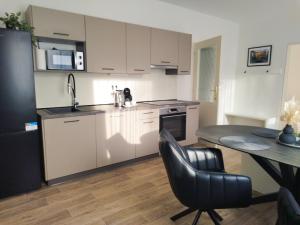 Kuchyň nebo kuchyňský kout v ubytování Morava apartmán 4 Uherské Hradiště Šafaříkova 855
