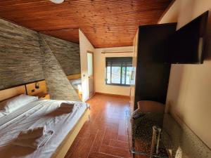TV a/nebo společenská místnost v ubytování Hotel La Villa