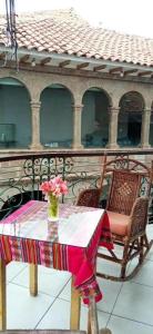 En restaurant eller et andet spisested på Cusco Plaza Hotel