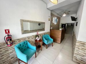 O zonă de relaxare la Hotel Juarez 70