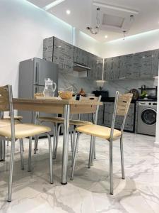 Kuchyň nebo kuchyňský kout v ubytování apartment berriko