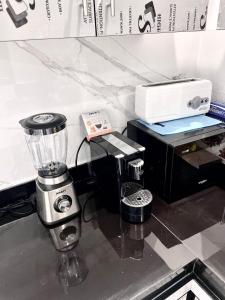 Kuchyň nebo kuchyňský kout v ubytování apartment berriko