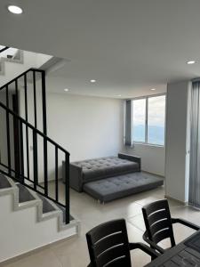 Postel nebo postele na pokoji v ubytování Duplex La Mesa Cundinamarca
