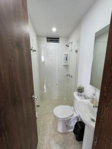 Koupelna v ubytování Duplex La Mesa Cundinamarca