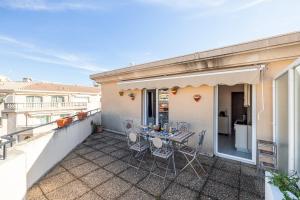 Balkón nebo terasa v ubytování Victoria Bergamote Attic - Happy Rentals