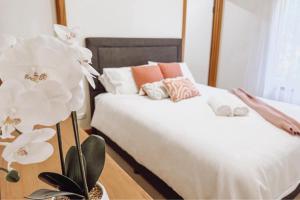 Paringa Riverside Resort客房内的一张或多张床位