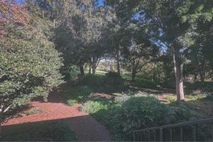 Paringa Riverside Resort外面的花园