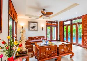 Posezení v ubytování Premier Central Pool Villa Danang