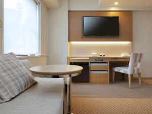 Posezení v ubytování Keio Presso Inn Otemachi