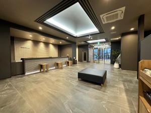 Χώρος καθιστικού στο Hotel Route Inn Fukushima Nishi Inter