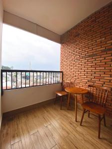 Balkón nebo terasa v ubytování River Park Hotel Dalat