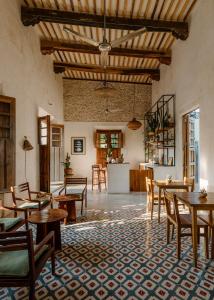 Istumisnurk majutusasutuses Casona los Cedros