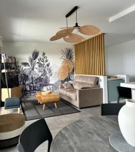 Posezení v ubytování Magnifique T3 DUPLEX Vue Panoramique Golfe Ajaccio
