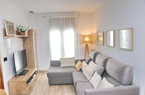 Μια τηλεόραση ή/και κέντρο ψυχαγωγίας στο Apartamento San Sebastian
