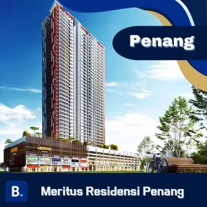 eine Darstellung einer Darstellung eines Apartmentgebäudes in der Unterkunft Meritus Residensi Penang in Perai