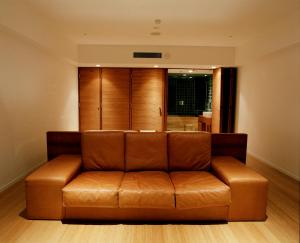 Χώρος καθιστικού στο Kameya Hotel