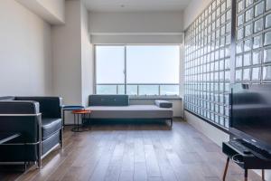 Χώρος καθιστικού στο Kameya Hotel