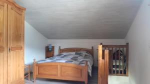 Postel nebo postele na pokoji v ubytování Charmant Duplex, vue magnifique