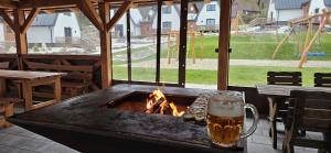 Posezení v ubytování Resort Bobrovník