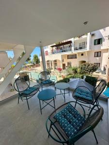 Balkón nebo terasa v ubytování Galatex Beach Apartment