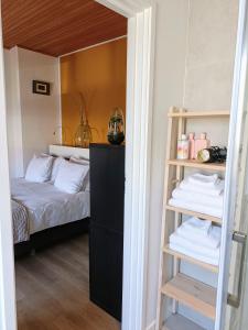 Postel nebo postele na pokoji v ubytování Appartement Zuid 5
