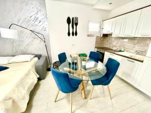 Kuchyň nebo kuchyňský kout v ubytování Apartments Perina