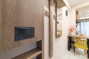 Kuchyň nebo kuchyňský kout v ubytování Elite Suite Loutraki