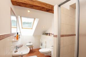 Koupelna v ubytování Ferienwohnung Lechner + 32 fotografií