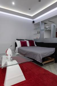 Postel nebo postele na pokoji v ubytování Villa Rea comfort e relax