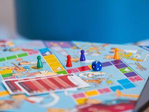 a close up of a board game with pins on it at ibis Styles Ancenis Centre in Ancenis